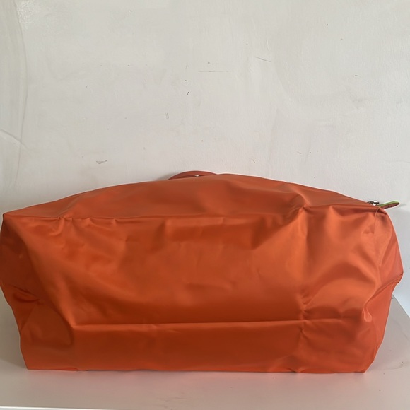 Longchamp Le Pliage Tote Bag, M Top Handle Orange Handbag New Retail $205 - Picture 13 of 16